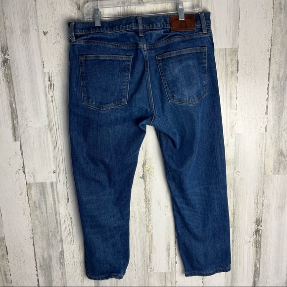 Lands’ End Women’s Square Rigger Slim Fit Jeans High Waist Size 34 - Picture 6 of 8